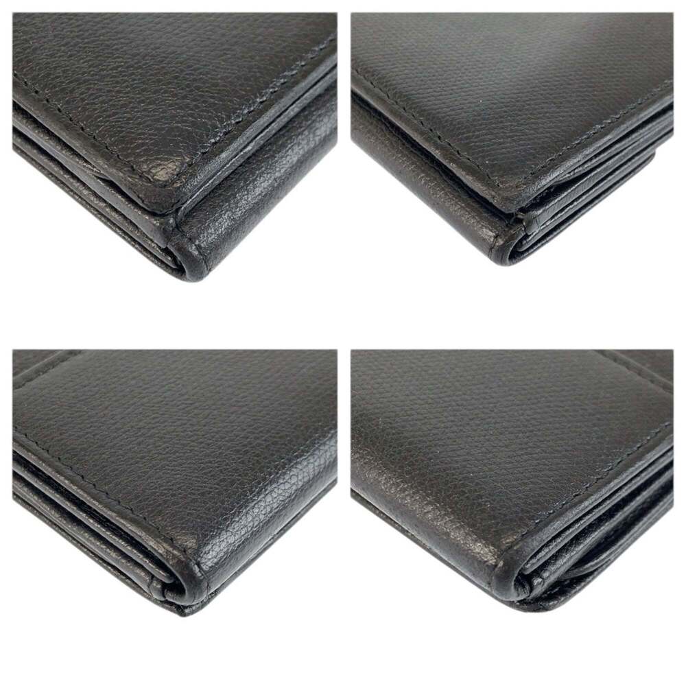 CHANEL Authentic Black Leather Wallet - Picture 8 of 10